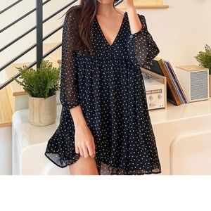 Sunday Best Polka Dot Babydoll Dress